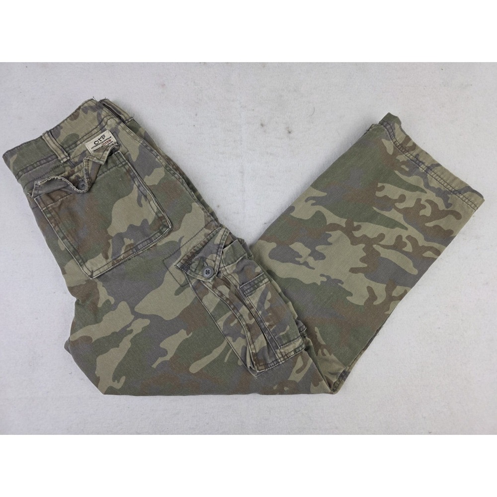OTB One Tough Brand Cargo Camouflage Pants‎ Youth Size 16